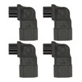 thumbnail image 1 of 4Pcs IEC320 C14 to IEC320 C5 Power Adapter 90 Degree Right Angle IEC320 C14 Male to C5 Female Power Adapter 250V, 1 of 5