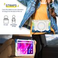 thumbnail image 6 of FJLBDE Case for Lenovo Tab K10 / M10 FHD Plus 10.3 inch with 360 Kickstand, Shoulder Strap Carrying Protective Cover, Multicolor Blue, 6 of 6