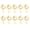White, variant on Exquisite Doves Crosses Lapel Pin Sparkling Doves Crosses Lapel Pin Fashion Brooch Accessory for Clothing and Bags