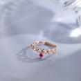 thumbnail image 5 of 925 Silver Adjustable Open Ring For Women Minimalist Thin Band Jewelry Elegant Fashion Rings Daily Wear Durable, 5 of 6
