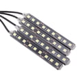 thumbnail image 3 of Kit de 4 tiras de luces LED de 9 ambientes/iluminación debajo del tablero para coche y SUV Blanco, 3 of 8