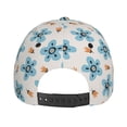 thumbnail image 6 of Daiia Flower Leaves print Baseball Cap Men Women Golf Dad Hat Adjustable Original Classic Low Profile Hat Unconstructed Plain Cap, 6 of 9