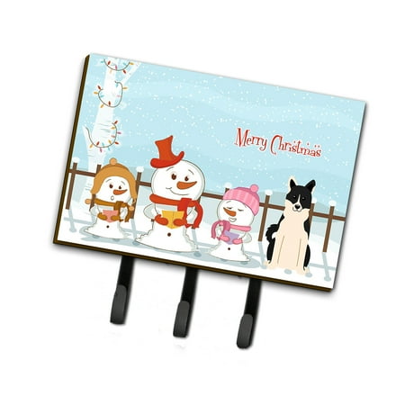 

Carolines Treasures BB2360TH68 Merry Christmas Carolers Russo-European Laika Spitz Leash or Key Holder Triple