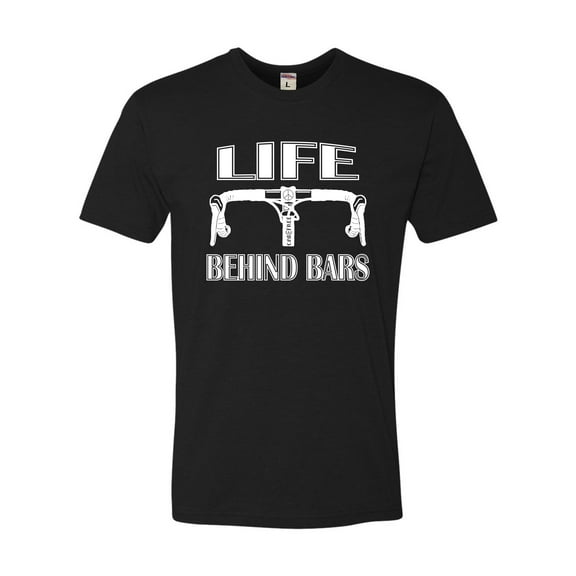 Adult Life Behind Bars Funny Bike Bicycle Funny Deluxe T-Shirt