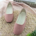 thumbnail image 3 of Dakaela Women's Flats Shoes Comfortable Suede Slip on Casual Loafers Business Work Dress Shoes Pink 7.5, 3 of 5