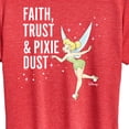 thumbnail image 3 of Tinker Bell - Faith Trust Pixie Dust - Ladies Short Sleeve Classic Fit Tee, 3 of 5