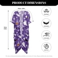 thumbnail image 6 of HELLHERO Polyester Bathing Suit Coverups for Beach Loose Half Sleeve Halloween, 6 of 6