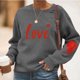 thumbnail image 2 of RKSTN Valentine Gifts Sweatshirts for Women Oversized Crewneck Valentine's Day Heart Graphic Print Hoodless Sweatshirt Womens Casual Plus Size Round Neck Loose Comfy Sweatshirt Fall Spring Clothes, 2 of 6