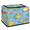 Multicolor 3, variant on ADECORIVY Cute Green Avocado Fabric Storage Bin with Lid, Foldable Storage Box Decorative Cube Organizer Basket for Closet Shelf Organizing Clothes