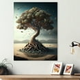thumbnail image 2 of Designart Bonsai Tree On Sand II Canvas Wall Art, 2 of 5