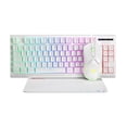 thumbnail image 1 of Kit Teclado Mouse Mousepad Gamer Marvo  CM310 SP Blanco Luz RGB USB, 1 of 4