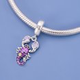 thumbnail image 3 of 925 Sterling Silver Scorpio Zodiac Dangle Charm for Bracelet Charms Bangle Pendant Jewelry, 3 of 3