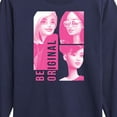 thumbnail image 3 of Barbie - Be Original Squares - Toddler And Youth Long Sleeve Graphic T-Shirt, 3 of 5