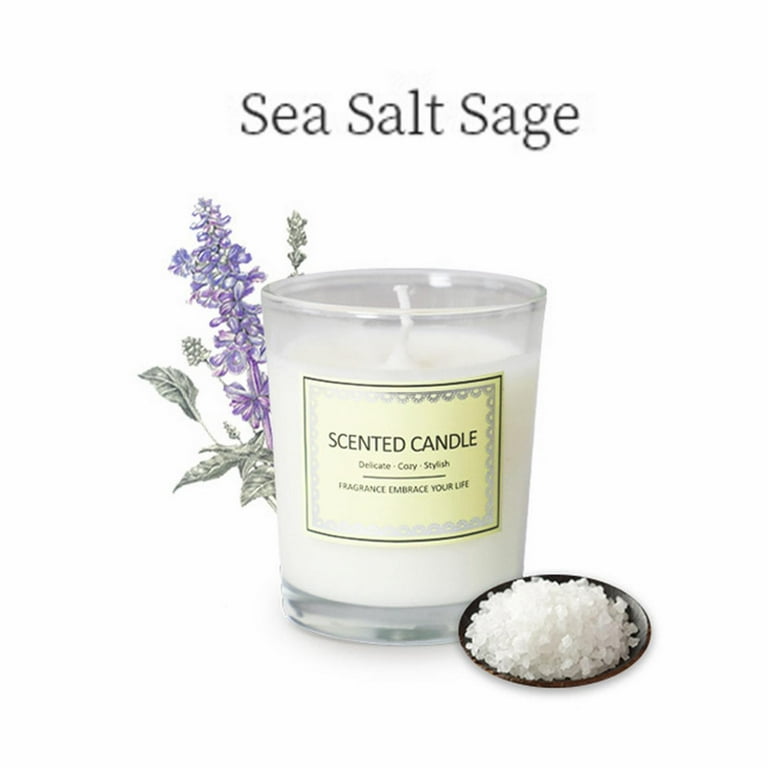 ZXNWN Clearance Candles Orange Wood Wick Candles Summer Scented