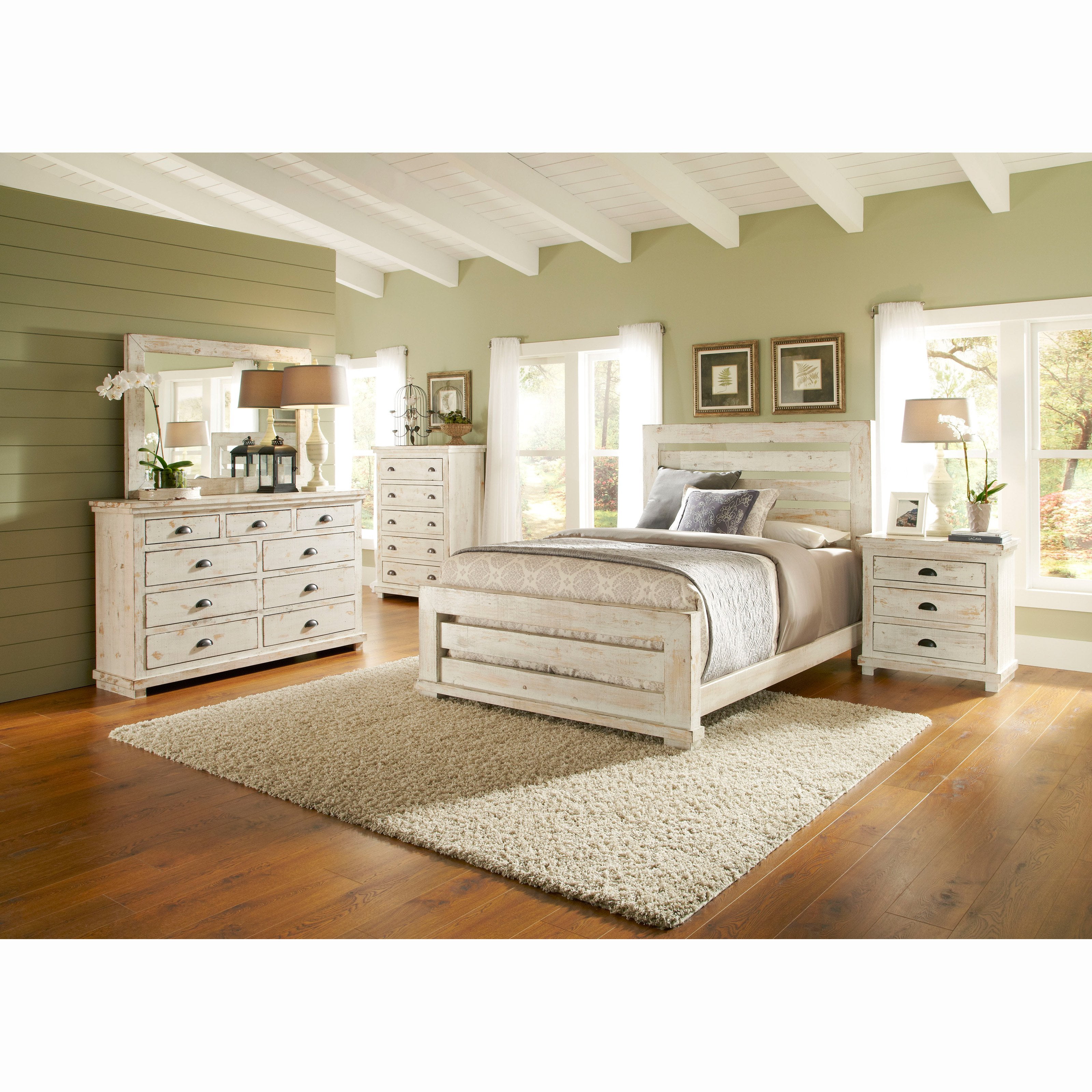 Progressive Furniture Willow Slat Panel Bed Walmart Com