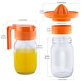 thumbnail image 3 of Jinsinto Cold Brew Mason Jar Coffee Maker Wide Mouth Cold Brew Pitcher with Coffee Filter, Airtight & Orange Hand Squeezer for Coffee, Iced Tea, Lemonade, 3 of 5