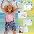 thumbnail image 6 of Jiueut Paws Heart Bone Print Girls Swimsuit One-Piece Bathing Suit with Mesh Cover Ups Cut Out Swimwear with Adjustable Strap Size 7-18 Years, 6 of 7