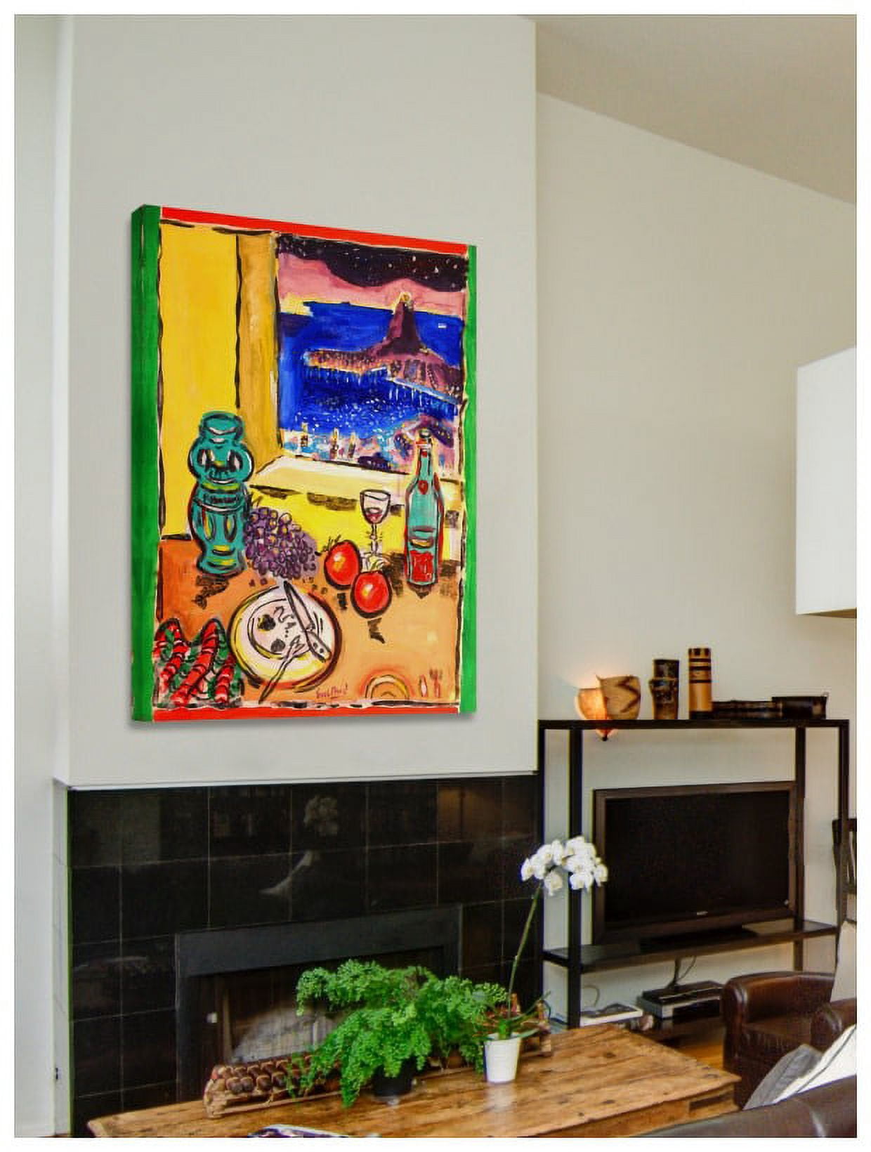 Marmont Hill "View of Rio" by Wayne Ensrud Painting Print on Canvas