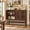 Walnut-with 4 Doors, variant on HMstone Fluted Buffet Cabinet with Storage, 47.2’’W Wooden Sideboard Storage Cabinet with Adjustable Shelf, Modern Accent Cabinet for Dining, Kitchen and Living Room, Walnut
