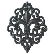 Lulu Decor Indoor Cast Iron Wall Signs, 7.5" X 1.5"