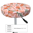 thumbnail image 4 of Pofeuu Painting Peach Print Round Bar Stool Covers - Super Soft and Washable Elastic Stool Cushion Slipcover Easy Clean Velvet-13 inch, 4 of 7