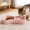 Pink_New#451, variant on Double Bowl Pet Feeder | Bones-Shaped Litterless Food & Water Dish | Durable Plastic | Blue, Green, Gray, Pink | 24.5x12.5x3cm | Spill Resistant | Integrated Compartments | Lightweight