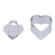 thumbnail image 2 of Molde de aro para mousse de pastel de acero inoxidable - Forma de corazón (4x8x7,5 cm), 2 of 10