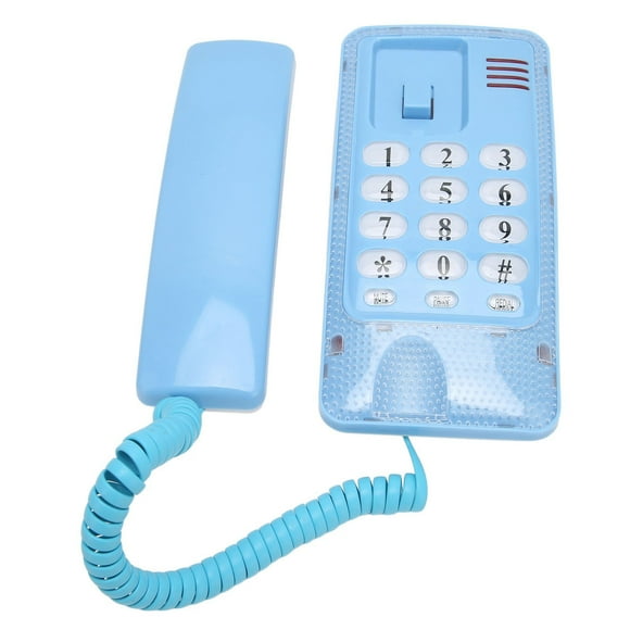 Teléfono de Pared Retro, Retro de Retro de Estilo Retro de Estilo ABS con un auricular para el Banco