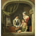 thumbnail image 2 of Jean-Baptiste Van Eycken 15x16 Black Ornate Wood Framed Double Matted Museum Art Print Titled - ‘Becoming a Painter’ (1825 - 1827), 2 of 5