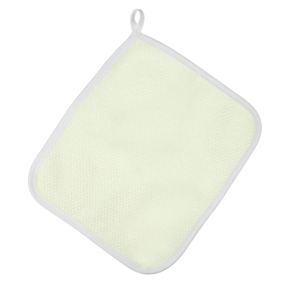 Unique Bargains Elasticity Body Scrub Towel Body Scrubber 10.24"x8.66" Beige 1 Pc