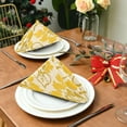 thumbnail image 3 of Napkin Satin Napkin 20*20Inchx1 Kitchen Towel Dinner Plate Towel Decorative Towel Napkin Tea Towel Suitable For Kitchen Table Yellow Pattern, 3 of 8