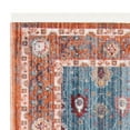 thumbnail image 5 of SAFAVIEH Kenitra Xzavier Distressed Polyester Runner Rug, Blue/Red, 2'2" x 10', 5 of 9