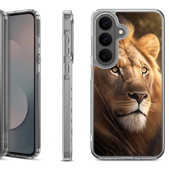 Shockproof Phone Case for Samsung Galaxy A37 5G, by OneToughShield - Lion