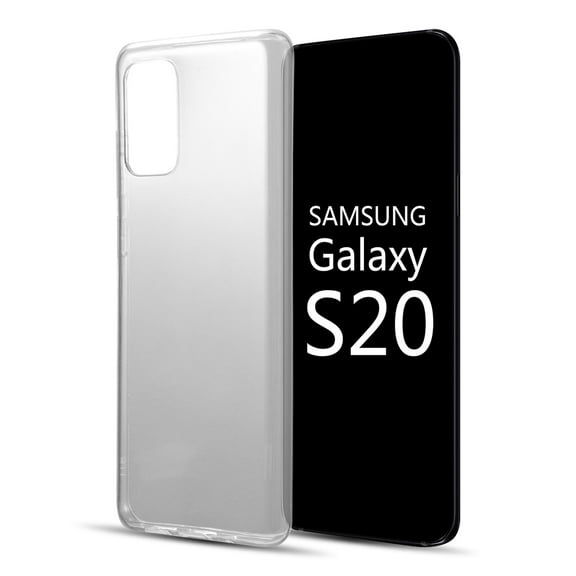 Samsung Galaxy S20 (6.2") Phone Clear Case Hybrid [Drop Cushion] [Crystal Clear] Soft PC Flexible Silicone Gel TPU Bumper Protective Armor Case Clear Transparent Back Cover for Samsung Galaxy S20