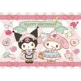 thumbnail image 3 of Telones de fondo para fotos de Sanrio Kuromi, personalizados, para baby shower, niñas, fiestas de primer cumpleaños, pancarta de Cinnamoroll, fondo para fotografía, 3 of 5
