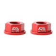 thumbnail image 4 of Greeniant Bloqueo de bicicletas para niños Ruedas traseras delanteras M8 Tuerca de cubo Aleación de aluminio Reemplazo Tuercas de husillo Rojo 2piezas, 4 of 6