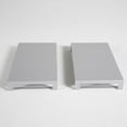 thumbnail image 5 of M&T Displays Universal Monitor Stand 31 lbs Safe Carrying Capacity, Aluminum Metal Shelf Organizer for Office Desk Accessories & TV Stands (Gray) (2 Pack), 5 of 7