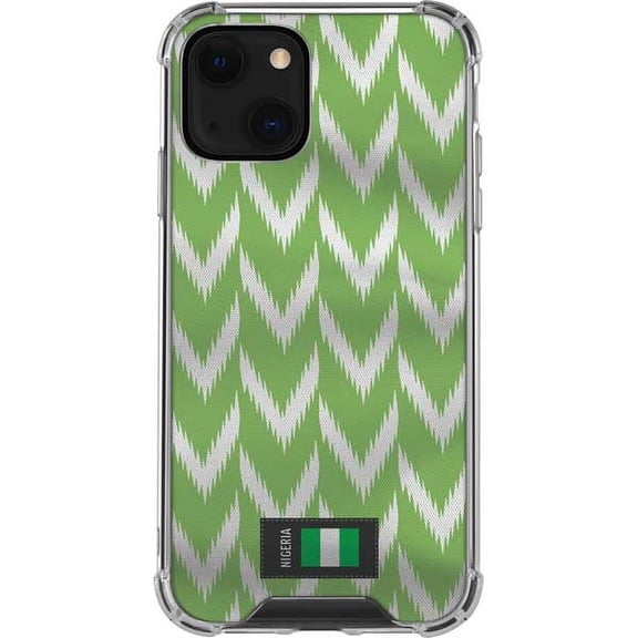 Skinit Countries of the World Nigeria Soccer Flag iPhone 13 Mini Clear Case