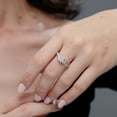thumbnail image 6 of ANGARA Lab Grown Princess-Cut Diamond Engagement Ring for Women in 14K White Gold (Size-5mm| Color-F-G| Clarity-VS) | April Birthstone, Anniversary, Jewelry Gift for Women | Lab-Grown Diamond Ring, 6 of 9