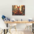 thumbnail image 5 of Logiee Maple Leaf Meditating Fox Print Canvas Wall Art ,Art Poster,Canvas Decorative Picture,Decor Wall Pictures for Living Room Bedroom Bathroom,Ready to Hang, 5 of 6