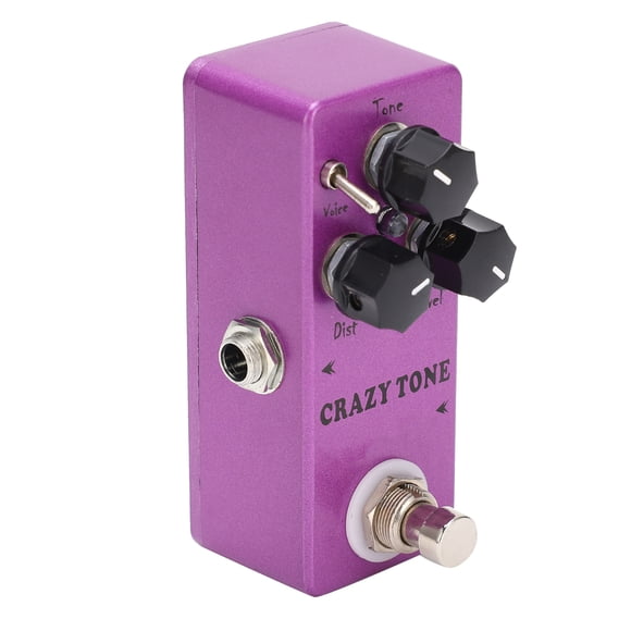 Fully Analog Circuit Pedal,Distortion Guitar Effect Pedal Distortion Guitar Effect Pedal Crazy Tone Effect Pedal Unbeatable Value
