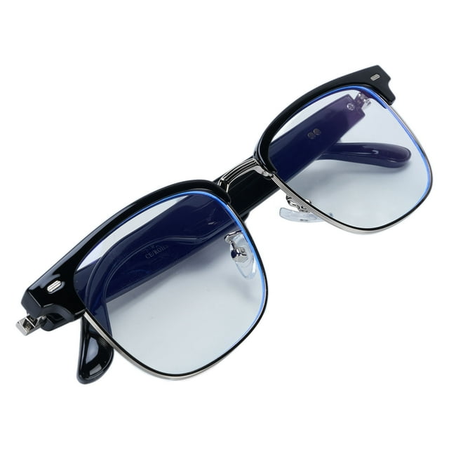 Translator Smart Glasses, High Accuracy Video Translation Sensitive Anti Blue Light Comfortable Wear AI Smart Glasses for Travel