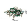 thumbnail image 2 of Pinza para el pelo con diamantes de imitación estilo flor de rosa vintage, horquilla retro, accesorios para el cabello para mujeres y niñas, 2 of 5