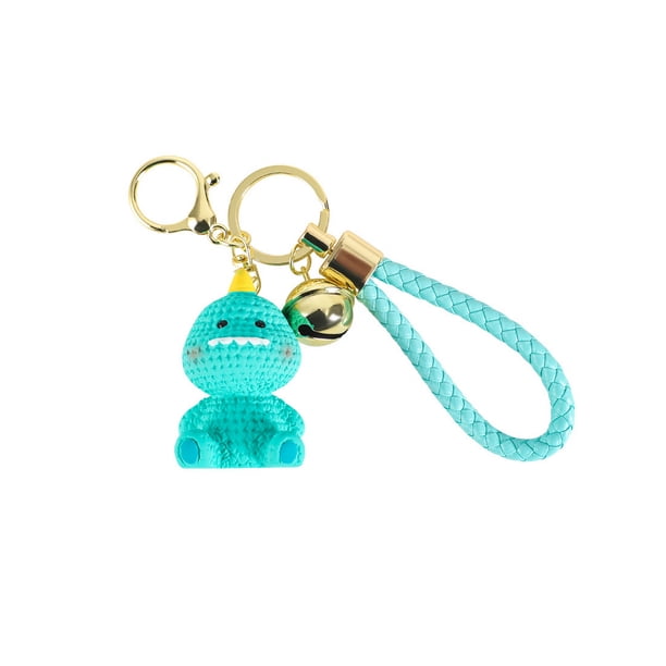 Naiovety Llavero Conejo Cerdo Ligero Patrón de dibujos animados Vívido Llavero Relleno completo Cómodo Soporte duradero Accesorio Cartera Artesanía Tipo 1 Naiovety HA074059-01