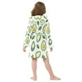 thumbnail image 7 of FORMRS Niños Bathrobe Unisex Hooded Robe Soft Plush Pajamas Sleepwear, Size 7-9T, Avocado, 7 of 7