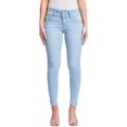 thumbnail image 1 of YMI Wannabettabutt - Jeans Ajustados de Tiro Medio con 3 Botones, Hechos con Fibras recicladas, Azul/Claro, 33, 1 of 8
