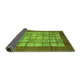 thumbnail image 2 of Ahgly Company Indoor Square Abstract Green Modern Area Rugs, 3' Square, 2 of 4