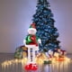 thumbnail image 5 of Muñeco de Navidad Estirable, Figura de Muñeco de Peluche de Pie, Figurita de Navidad, Piernas de Extensión para Fiesta, Festival, Juguete para Niños, M BLESIY Figura de Papá Noel, 5 of 8