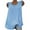 Light Blue, variant on Women's Plus Size Linen Tops, Baggy Sleeveless T-shirt Vest, Summer Comfy Loose Fit Tee Blouse Tank Tops S-5XL