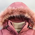 thumbnail image 6 of Hpgjzj Girls' Winter Windproof Warm Parka Coat Fleece Lined Hooded Faux Down Jacket Kids Outdoor Skiing Jacket, 6 of 7